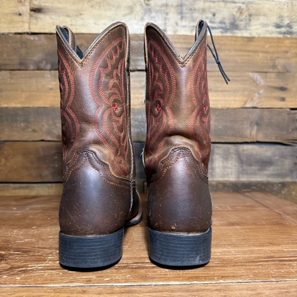 ARIAT BOYS' QUICKDRAW WESTERN BOOTS - SQUARE TOE size 2.5 - Picture 3 of 10